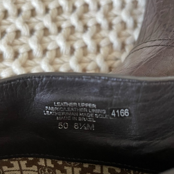 Tory Burch Brown 'corey' Leather Suede Boots - Picture 8 of 15